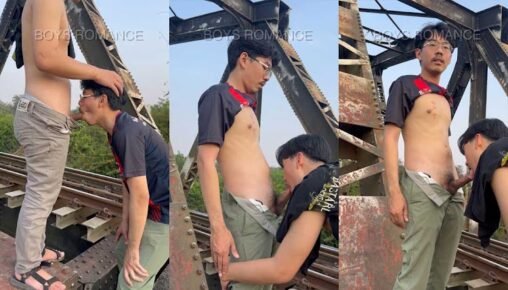 มาOutdoorที่สะพานรถไฟวิ่งผ่านพอดีแต่เงี่ยนมาก 2หนุ่มบอยโรแมนซ์ผลัดกันอมควยโชว์ตื่นเต้น คนบนรถไฟจะเห็นไหมนะ อยากโชว์มาก มาOutdoorที่สะพานรถไฟวิ่งผ่านพอดีแต่เงี่ยนมาก 2หนุ่มบอยโรแมนซ์ผลัดกันอมควยโชว์ตื่นเต้น คนบนรถไฟจะเห็นไหมนะ อยากโชว์มาก
