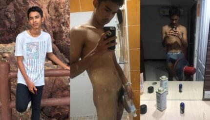 คลิปหลุด หาญหนุ่มวัยรุ่นผิวเข้มหล่อแบบบ้านๆ เงี่ยนชักว่าวน้ำแตก