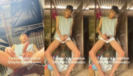 น้องต๊ะวัยรุ่นสร้างตัวจากควยใหญ่ของเขา โด่งดังจากคลิปชักว่าวโชว์สไตล์บ้านๆ และไลฟ์สดชักว่าวมาพร้อมความเงี่ยนตลอดเวลา